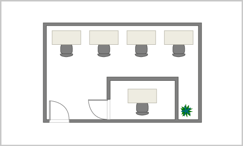 Office Partition Layout